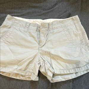 90s Nike Women's Athletic Shorts in Light Gray